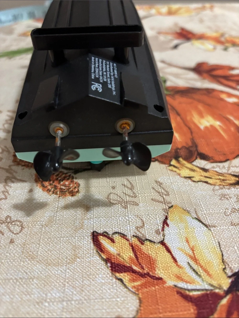Toy Speed Boat in Teal and Black